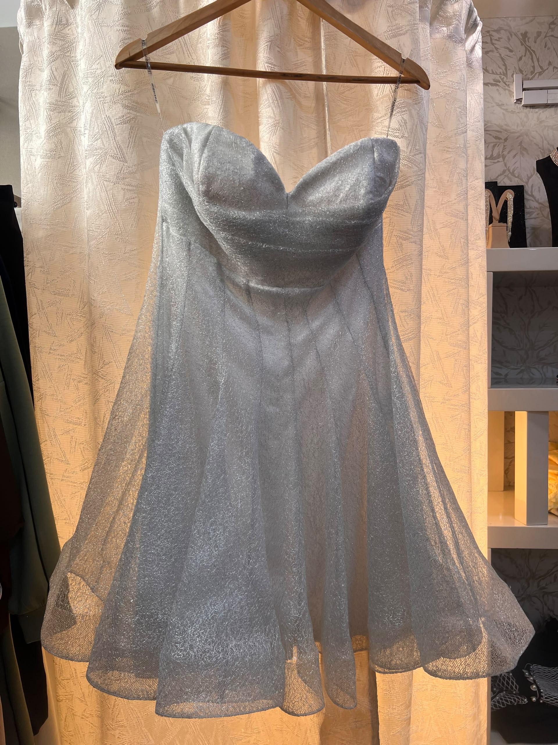 Robe courte Rengin - Argent
